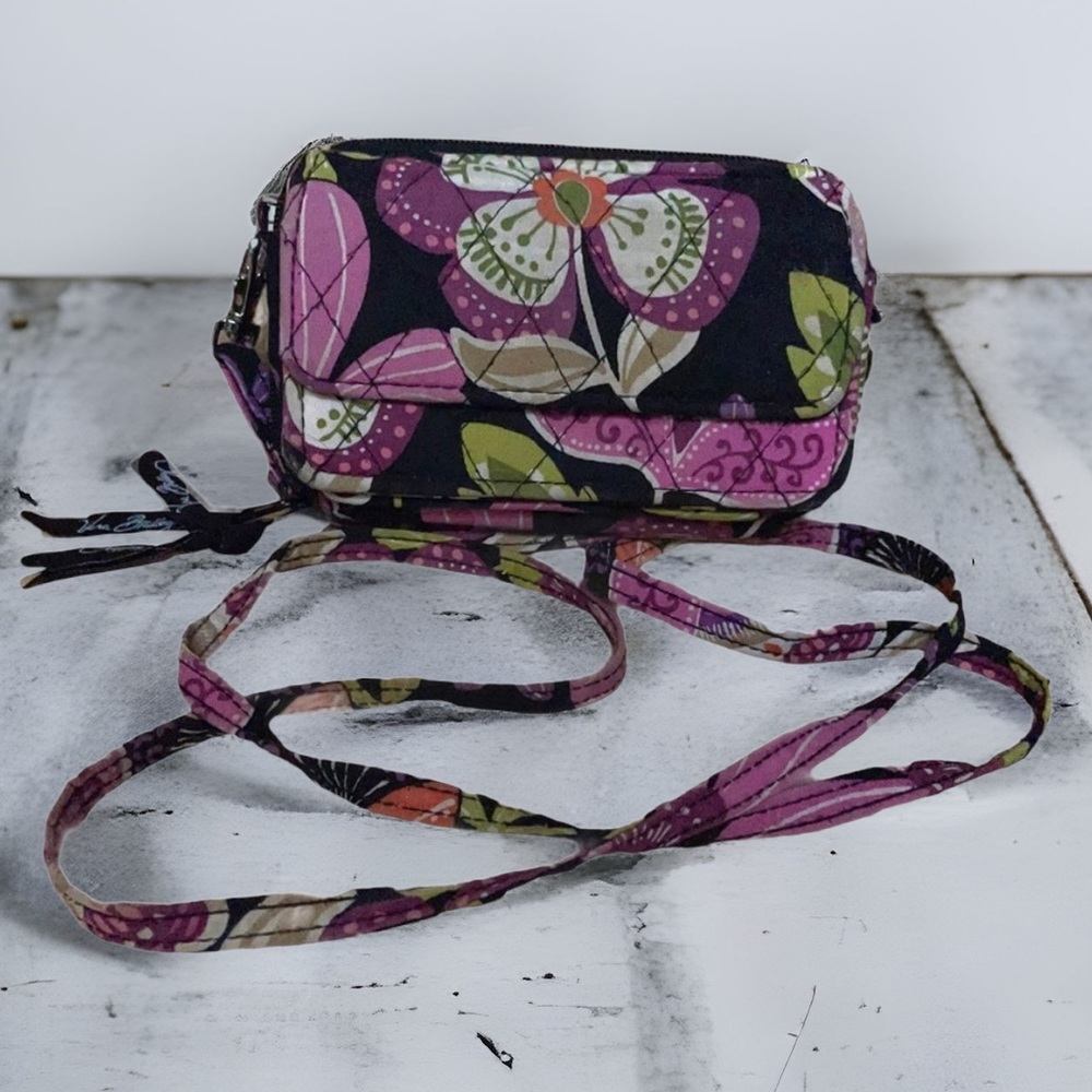 Vera Bradley Piroulette Pink mini crossbody bag